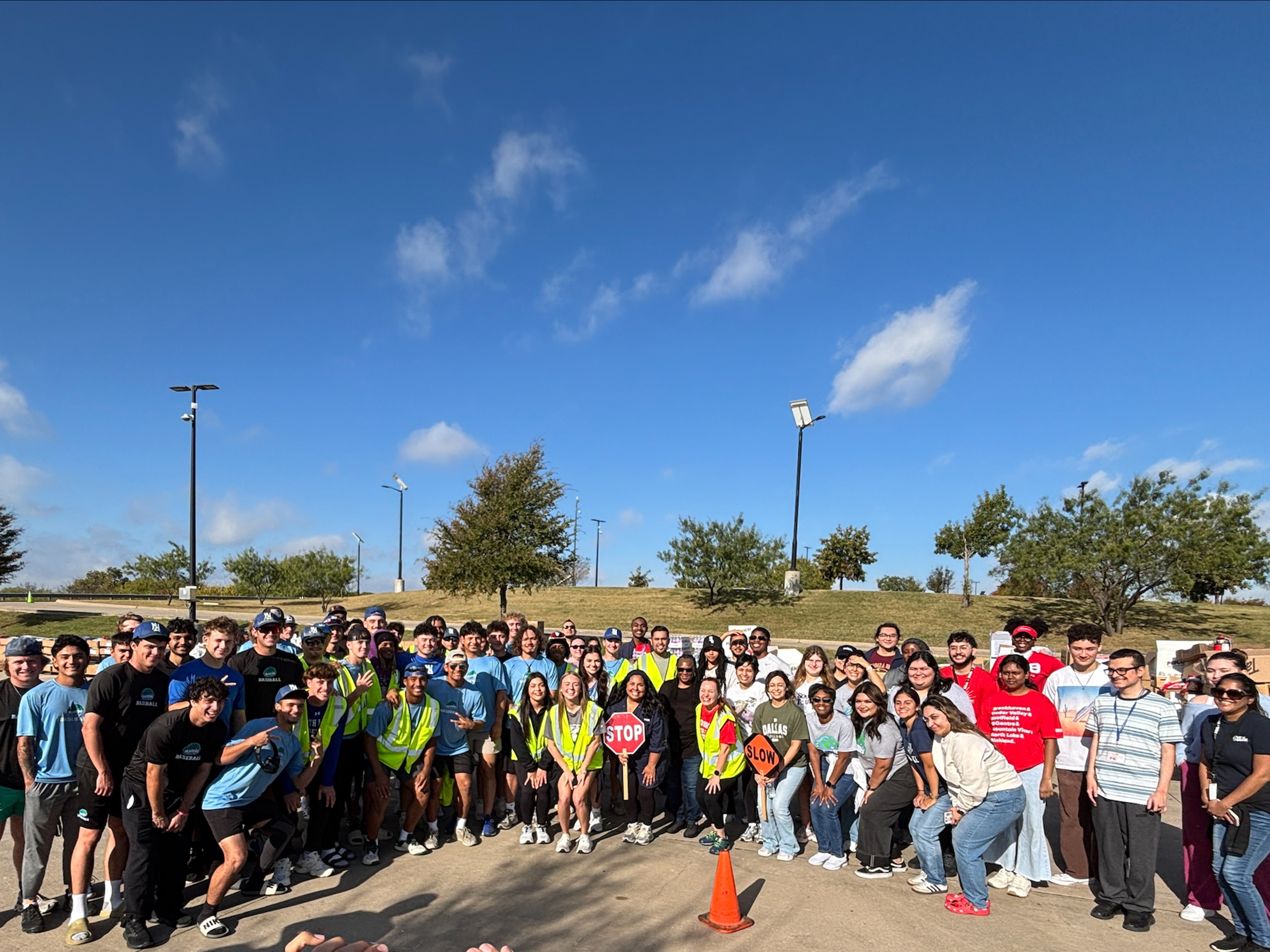 North Lake Student-Athletes Help Feed 265 Families
