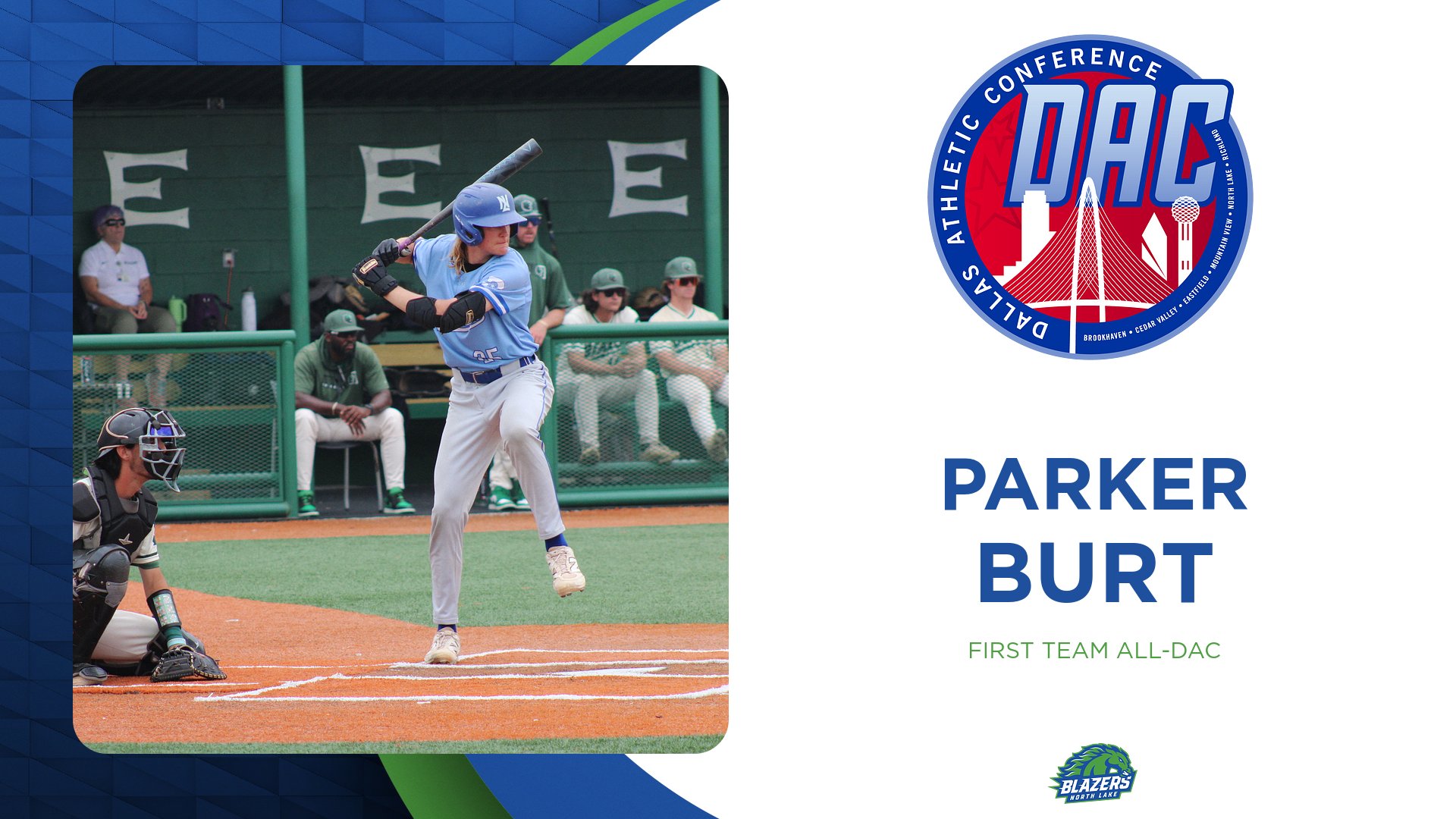 Burt First Team All-DAC, 4 Blazers Second Team