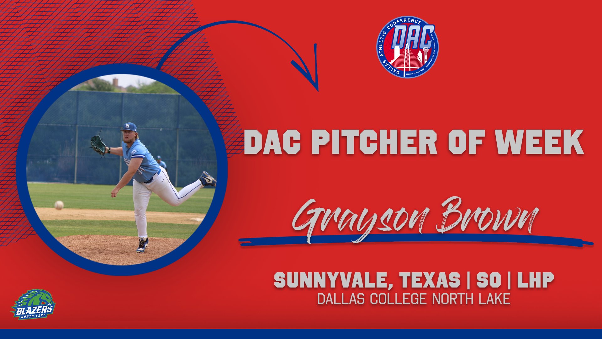 Brown's Perfection Nets DAC Pitcher of Week
