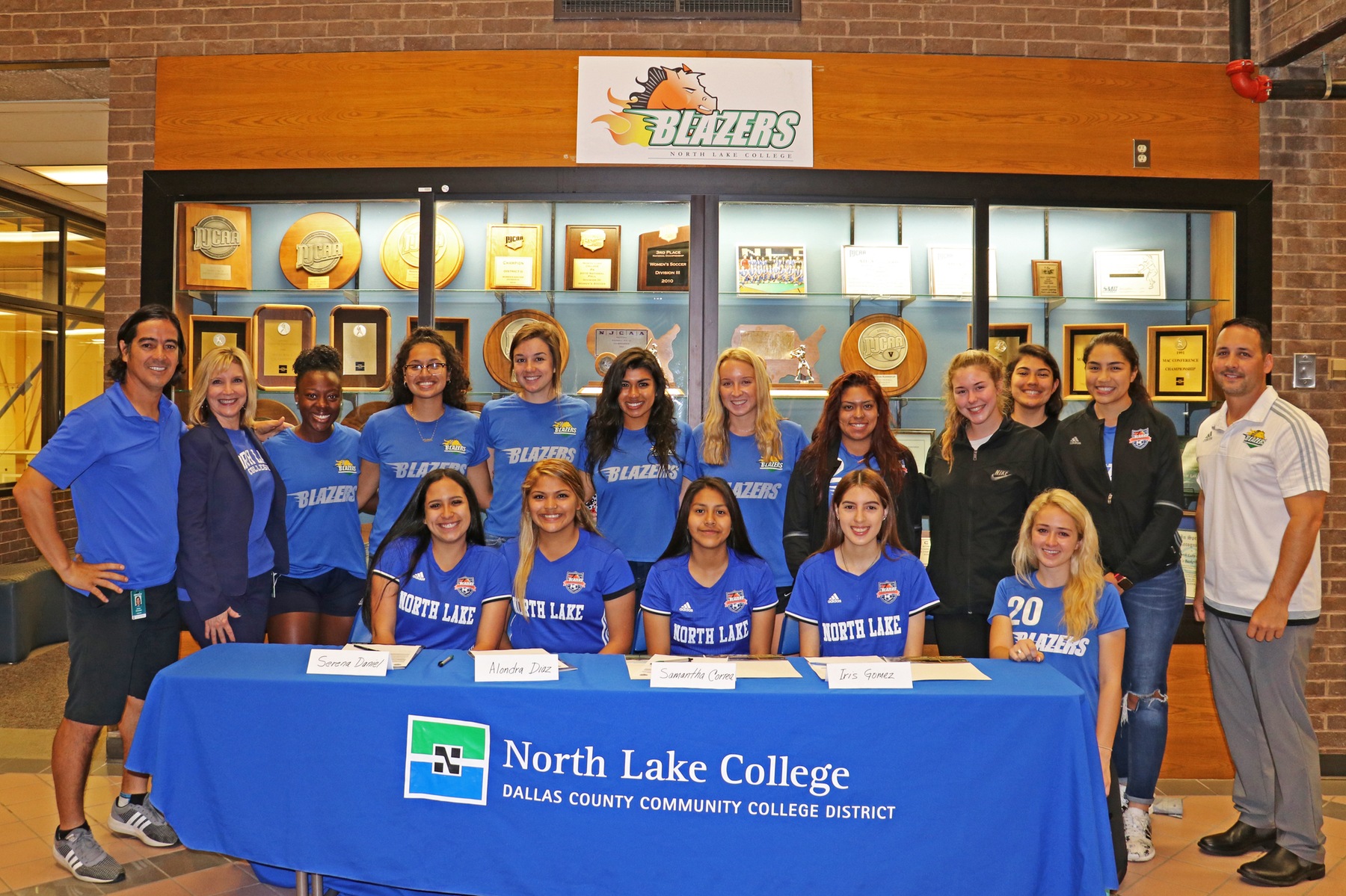 Women's Soccer Sign 4 Future Lady Blazers