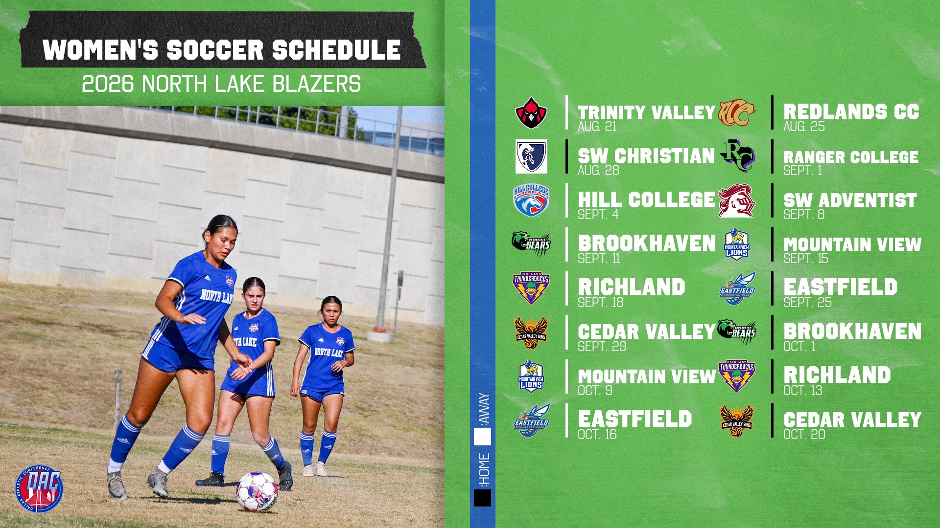 North Lake Women's Soccer Releases Schedule