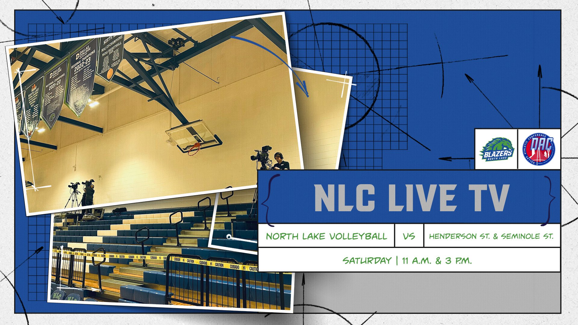NLC Live TV to Broadcast Saturday Volleyball